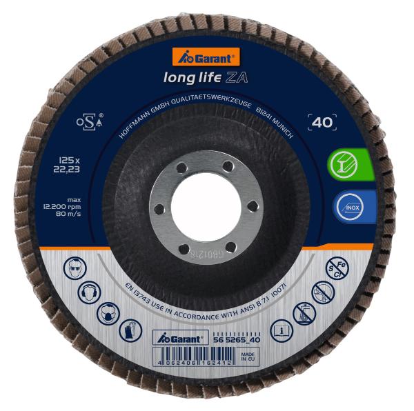 Flap disc 125mm conical, long life (za) 40 H.M Group Thailand